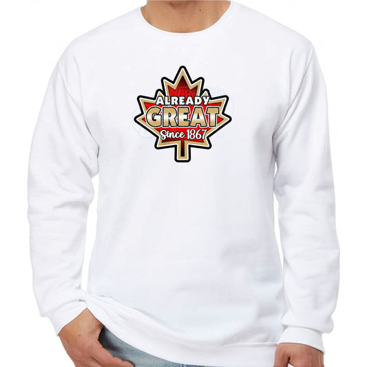 Already Great: Sweatshirts - White / S