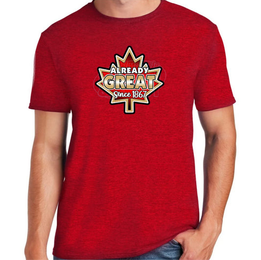 Already Great: Tee Shirts - Antique Cherry Red / S