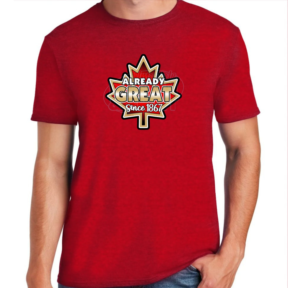 Already Great: Tee Shirts - Antique Cherry Red / S