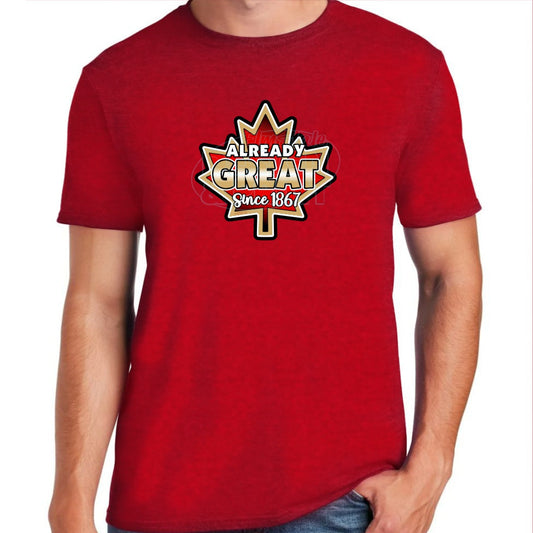 Already Great: Tee Shirts - Antique Cherry Red / S