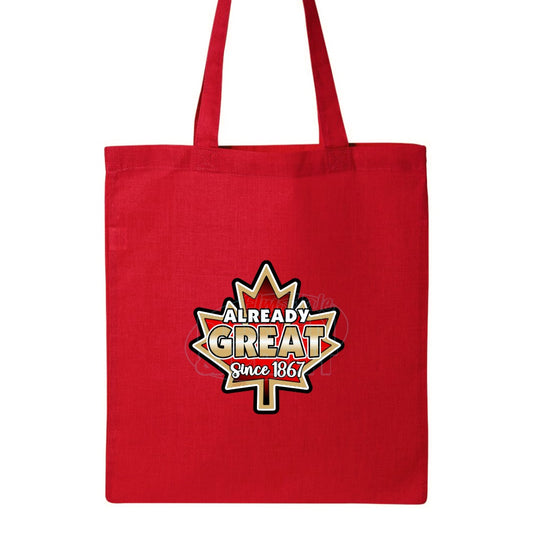 Already Great: Tote Bags - Red