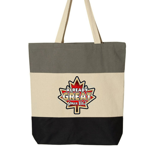 Already Great: Tote Bags - Light Grey/Natural/Black