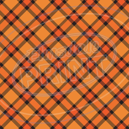 Autumn Orange 010 Printed Pattern Vinyl