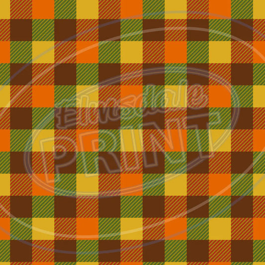 Autumn Plaid 003 Printed Pattern Vinyl