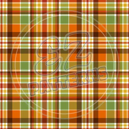 Autumn Plaid 005 Printed Pattern Vinyl
