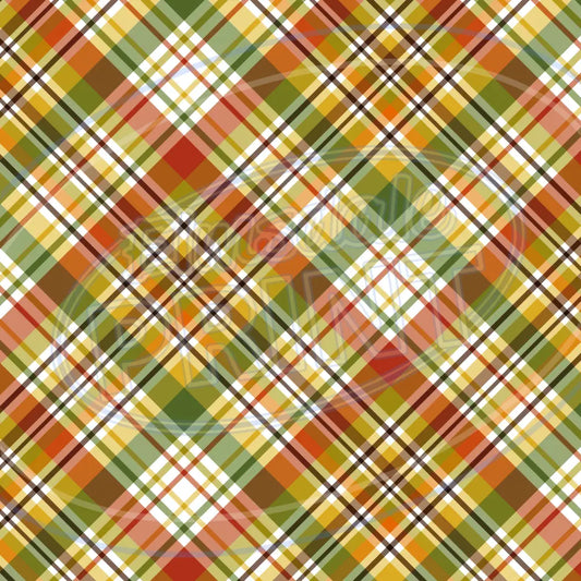 Autumn Plaid 006 Printed Pattern Vinyl