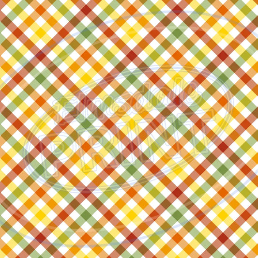 Autumn Plaid 009 Printed Pattern Vinyl