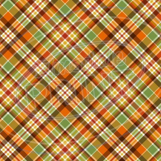 Autumn Plaid 010 Printed Pattern Vinyl