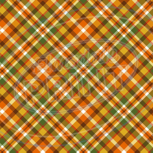 Autumn Plaid 017 Printed Pattern Vinyl