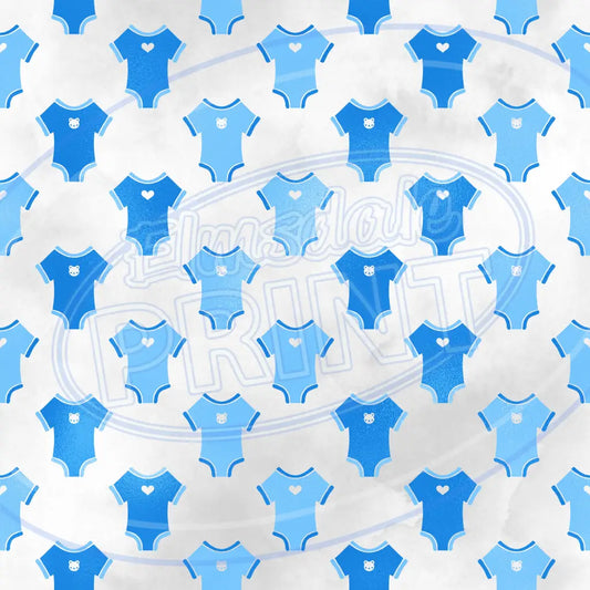 Baby Blue 010 Printed Pattern Vinyl