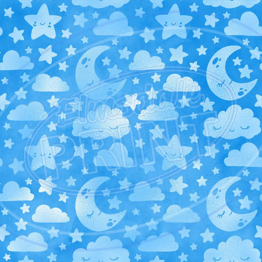 Baby Blue 012 Printed Pattern Vinyl