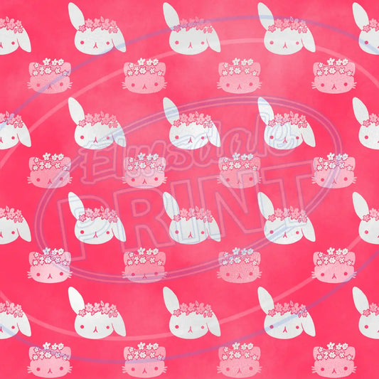 Baby Pink 011 Printed Pattern Vinyl