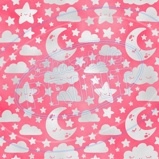 Baby Pink 016 Printed Pattern Vinyl