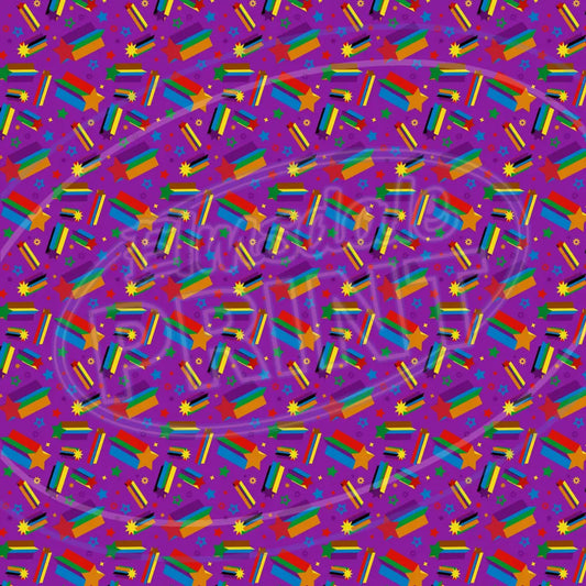 Back To School 012 Printed Pattern Vinyl