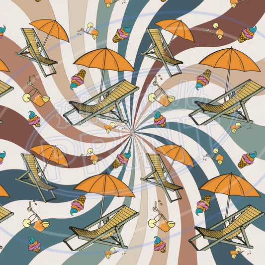 Beach Day 005 Printed Pattern Vinyl