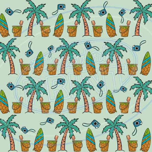 Beach Day 008 Printed Pattern Vinyl