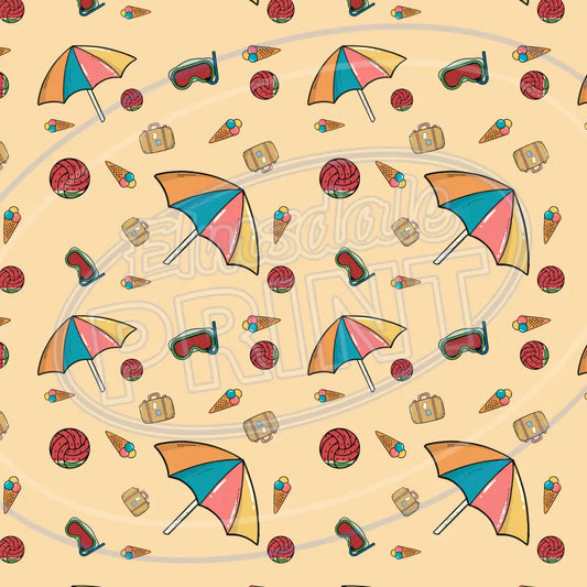 Beach Day 009 Printed Pattern Vinyl