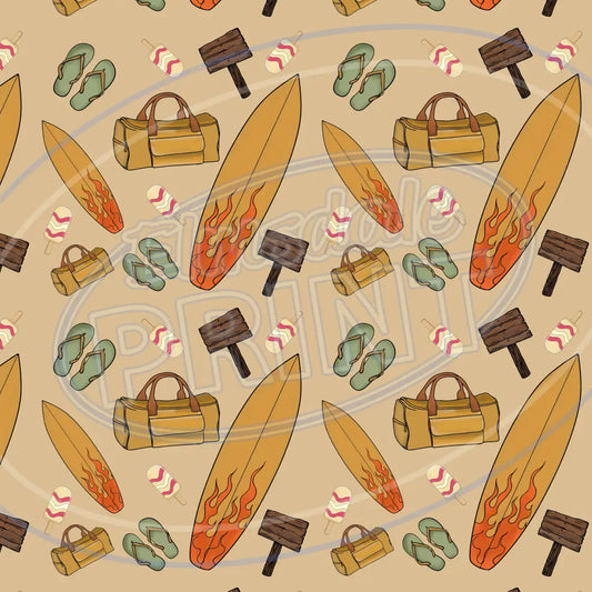 Beach Day 021 Printed Pattern Vinyl