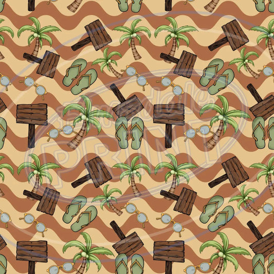 Beach Day 023 Printed Pattern Vinyl