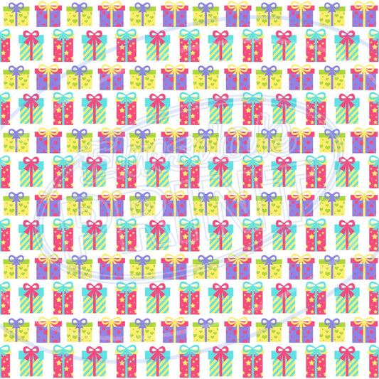 Birthday Wrap 003 Printed Pattern Vinyl