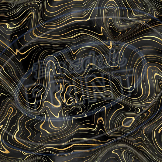 Black Gold Strata 002 Printed Pattern Vinyl