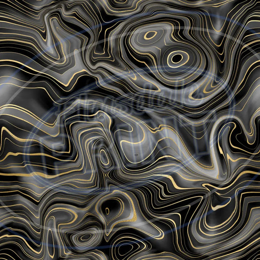 Black Gold Strata 007 Printed Pattern Vinyl