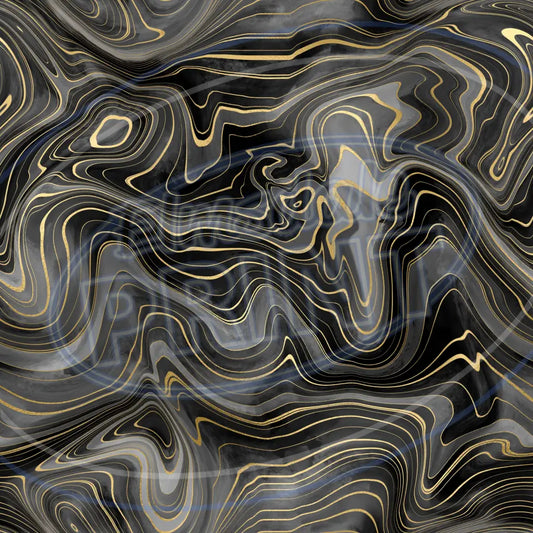 Black Gold Strata 010 Printed Pattern Vinyl