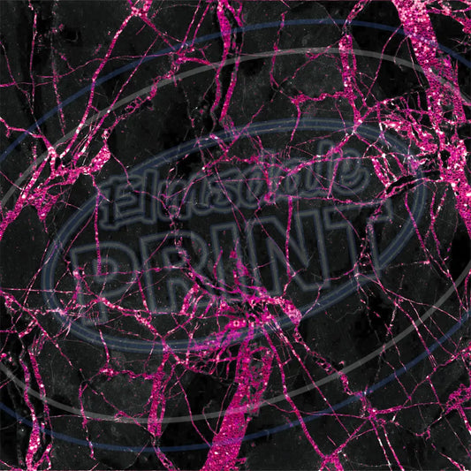 Pink & Black Marble 001 Printed Pattern Vinyl