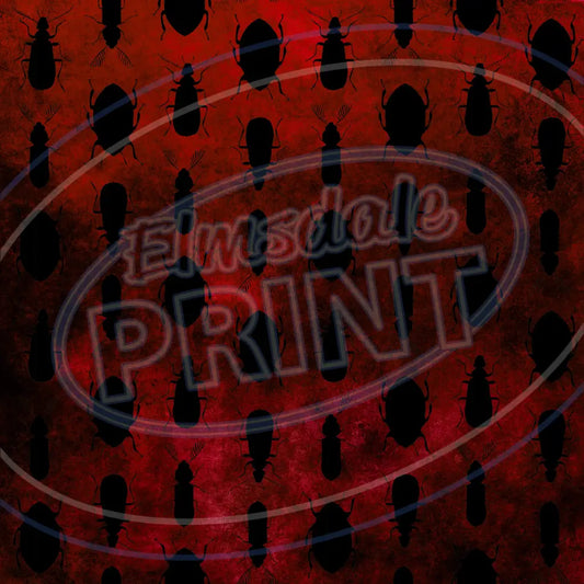 Blood Red 005 Printed Pattern Vinyl