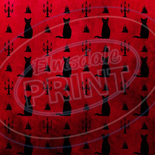 Blood Red 006 Printed Pattern Vinyl