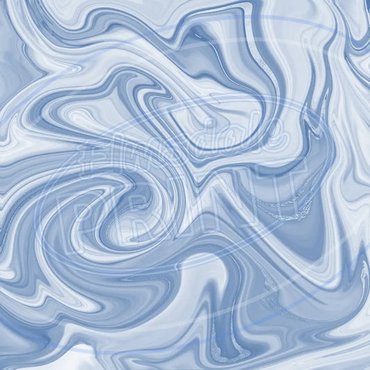 Blue Fade Pour 005 Printed Pattern Vinyl