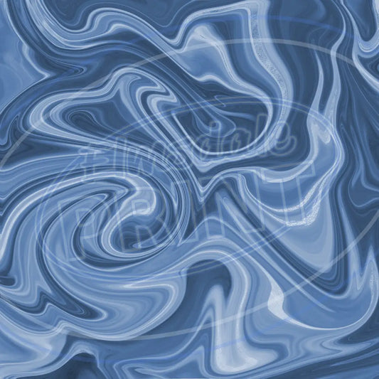 Blue Fade Pour 014 Printed Pattern Vinyl