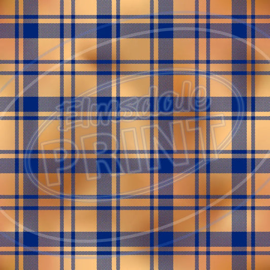 Blue Gold Dad 015 Printed Pattern Vinyl