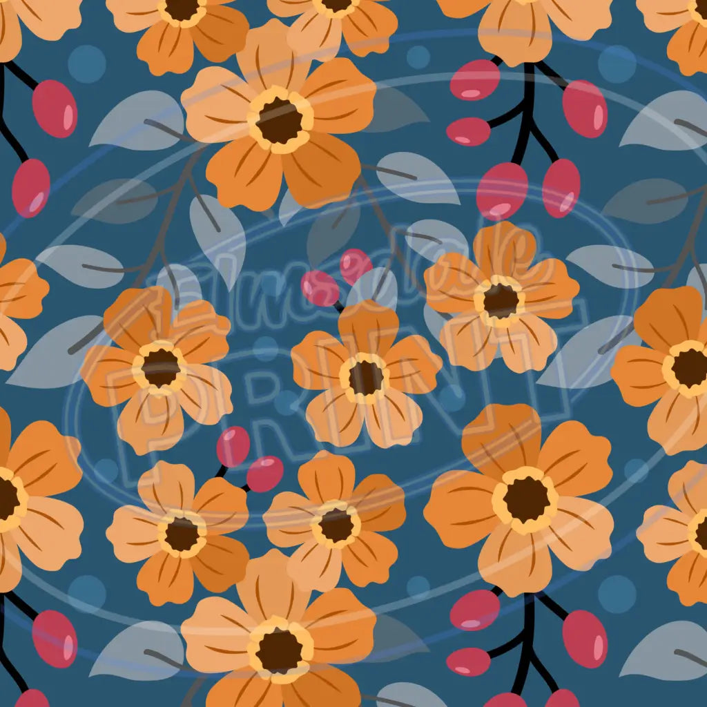 Boho Bloom 002 Printed Pattern Vinyl