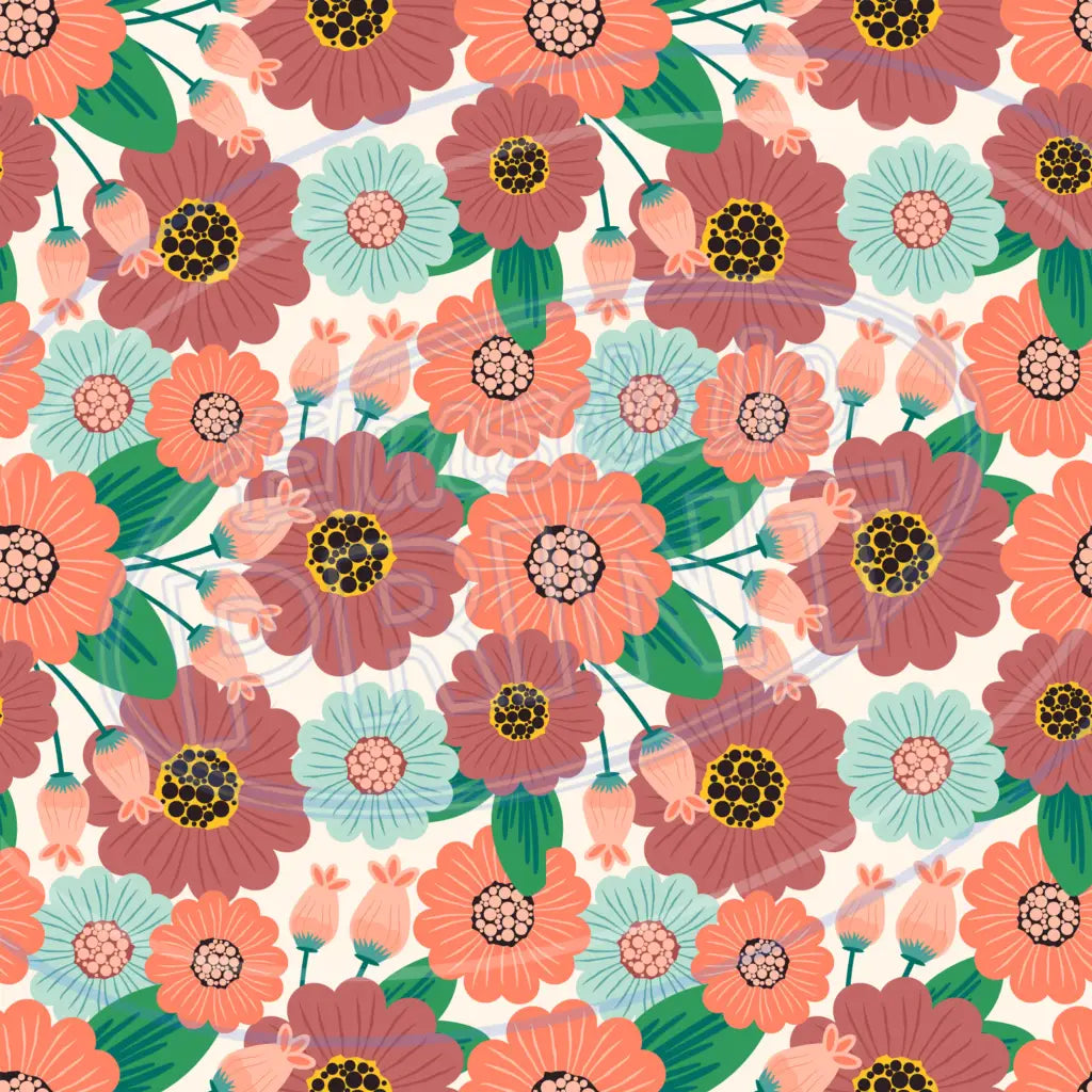 Boho Bloom 008 Printed Pattern Vinyl