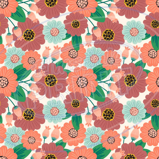 Boho Bloom 008 Printed Pattern Vinyl