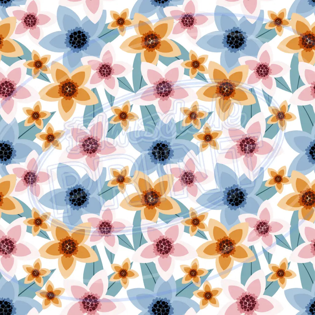 Boho Bloom 014 Printed Pattern Vinyl