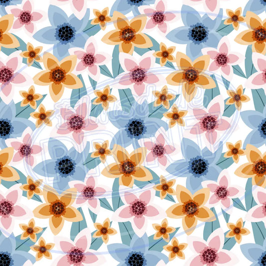 Boho Bloom 014 Printed Pattern Vinyl