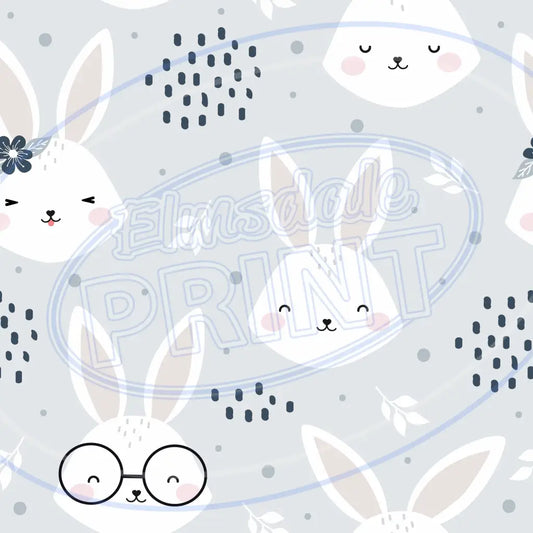 Boho Bunny 005 Printed Pattern Vinyl
