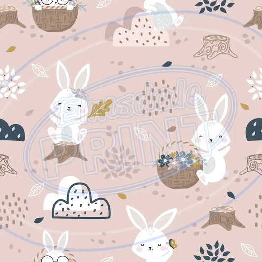 Boho Bunny 014 Printed Pattern Vinyl