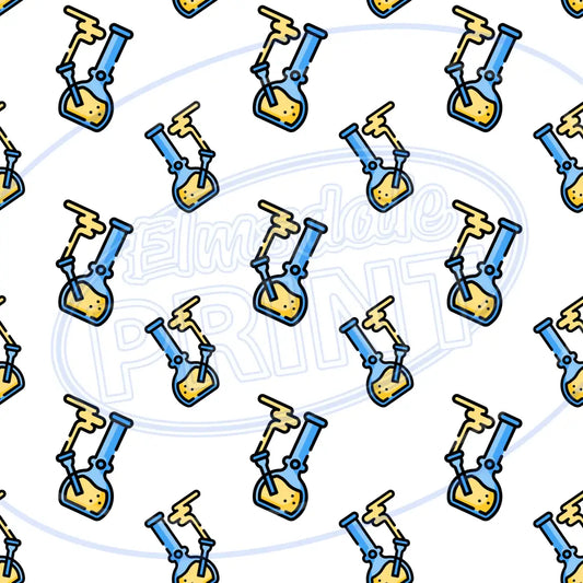 Bong Sesh 005 Printed Pattern Vinyl