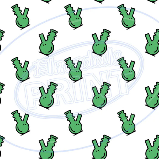 Bong Sesh 007 Printed Pattern Vinyl