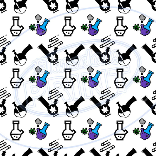 Bong Sesh 024 Printed Pattern Vinyl