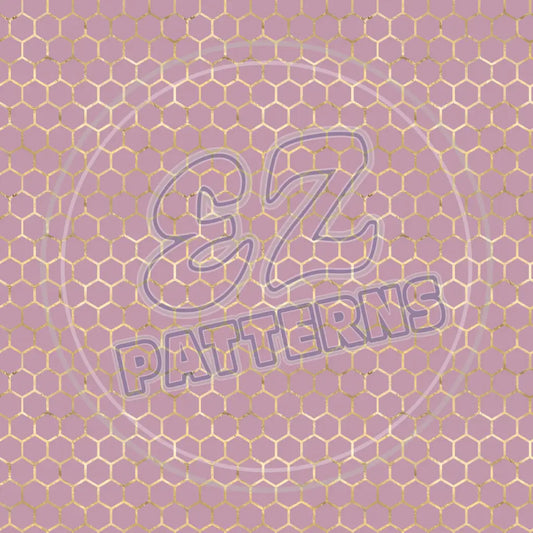 Burgundy Bees 007 Printed Pattern Vinyl