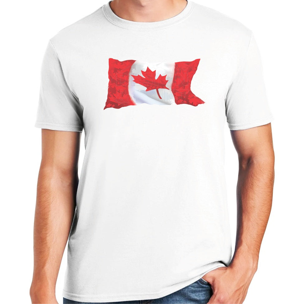 Canada Flag: Tee Shirts - White / S