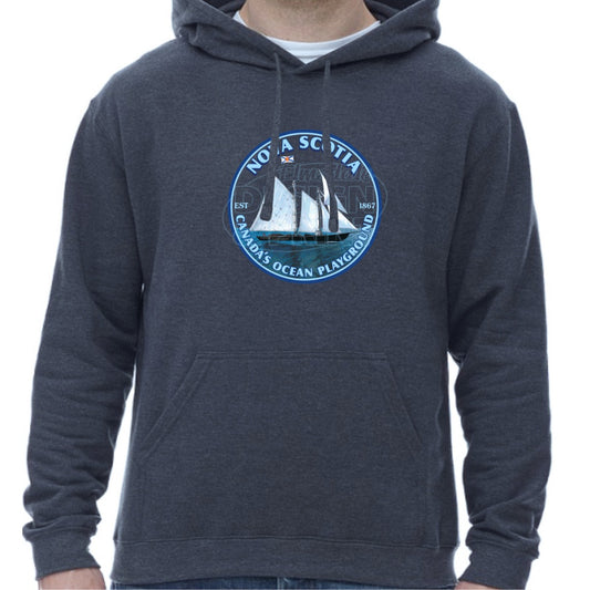 Canada’s Ocean Playground: Hoodies - Heather Navy / S