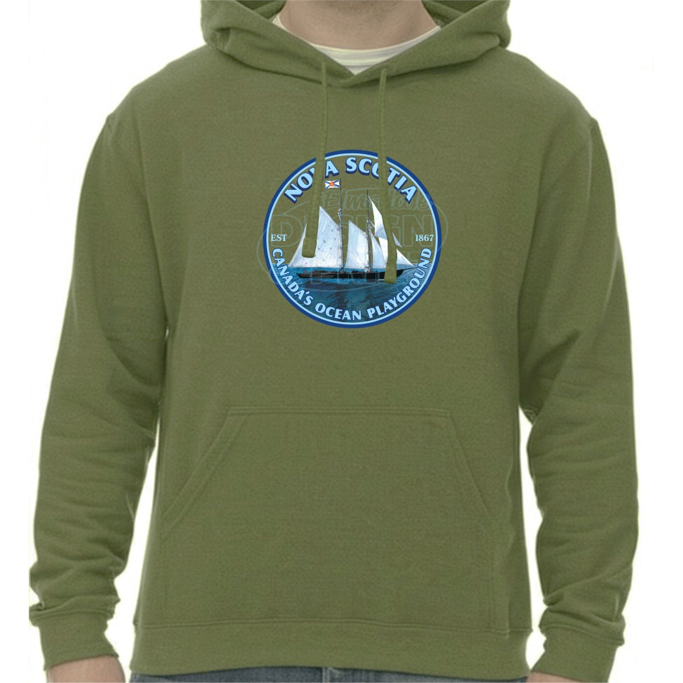 Canada’s Ocean Playground: Hoodies - Military Green / S