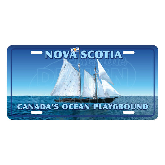 Canada’s Ocean Playground: License Plates - 6’’ x 12’’ Aluminum License Plate