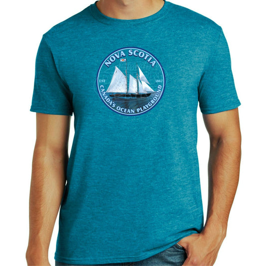 Canada’s Ocean Playground: Tee Shirts - Antique Sapphire Blue / S