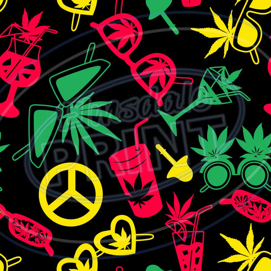 Canna Camper 004 Printed Pattern Vinyl